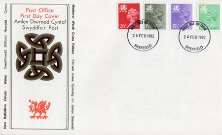 1982 Definitive First Day Cover from Collect GB Stamps