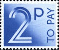 To Pay Labels 2p Stamp (1982) To Pay 2p
