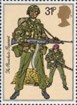 The British Army 31p Stamp (1983) Paratroopers, The Parachute Regiment (1983)
