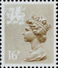 Regional Definitive - Wales 16p Stamp (1983) Drab