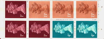 GB Booklets from Collect GB Stamps