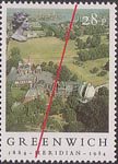 Greenwich Meridian 28p Stamp (1984) Greenwich Observatory