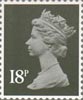 Definitive 18p Stamp (1984) Deep Olive Grey