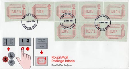 Postage Labels - FRAMA - (1984) Postage Labels - FRAMA