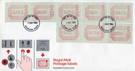 Postage Labels - FRAMA (1984)