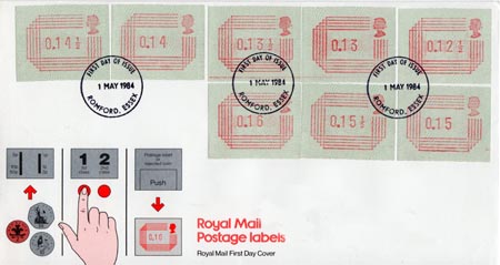 Postage Labels - FRAMA 1984