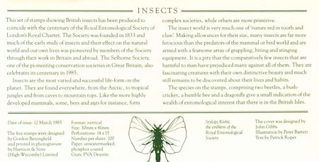 Insects 1985