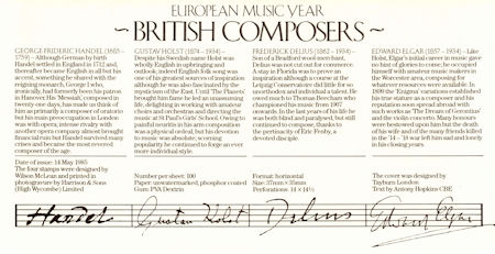 Europa. British Composers 1985