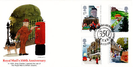 350 Years of Royal Mail Public Postal Service (1985)