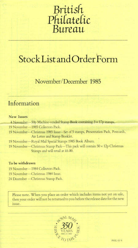Publications 1985 (1985)