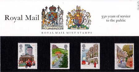 350 Years of Royal Mail Public Postal Service - (1985) Royal Mail - 350 Years of Public Service