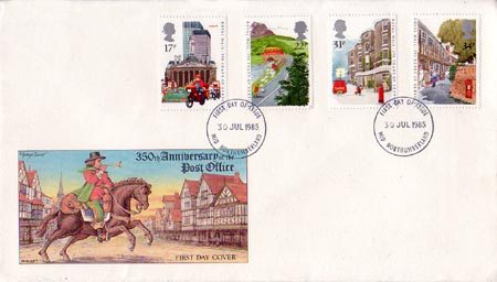 350 Years of Royal Mail Public Postal Service (1985)