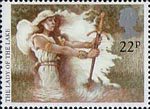 Arthurian Legend 22p Stamp (1985) The Lady of the Lake