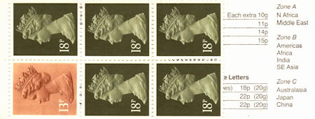 GB Booklets from Collect GB Stamps