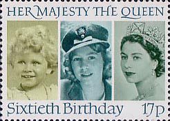 LEICA M3 STAMP HER MAJESTY THE QUEEN SIXTIETH BIRTHDAY CARD 35p 17p 