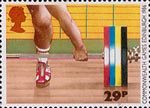 Sport 29p Stamp (1986) Weightlifting