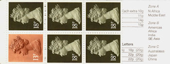 GB Booklets from Collect GB Stamps