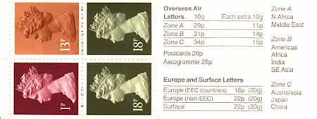 Booklet pane for MCC Bicentenary (1987)