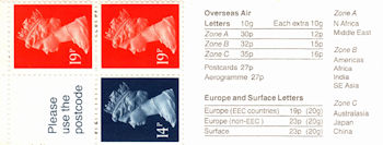 GB Booklets from Collect GB Stamps