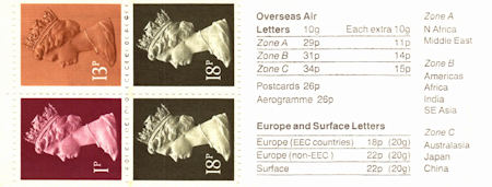 GB Booklets from Collect GB Stamps