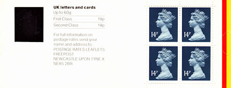 GB Booklets from Collect GB Stamps