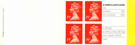 GB Booklets from Collect GB Stamps