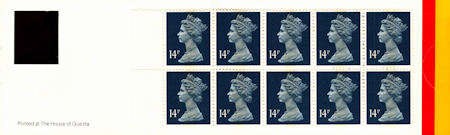 GB Booklets from Collect GB Stamps