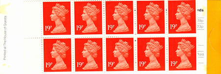 GB Booklets from Collect GB Stamps