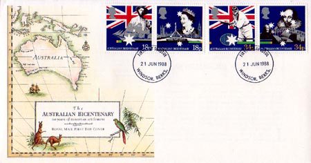 1988 Commemortaive First Day Cover from Collect GB Stamps