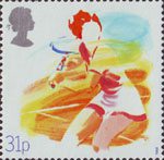 Sport 31p Stamp (1988) Tennis (Centenary of Lawn Tennis Association)