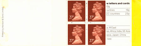 GB Booklets from Collect GB Stamps