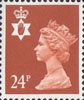 Regional Definitive - Northern Ireland 24p Stamp (1989) Italian Red