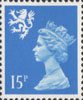 Regional Definitive - Scotland 15p Stamp (1989) Bright Blue