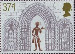 38p, Triple Arch from West Front from Christmas 1989 (1989)