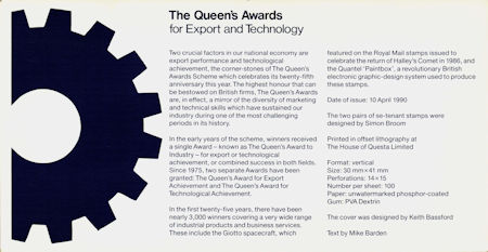 The Queens Award for Export and Technology (1990)