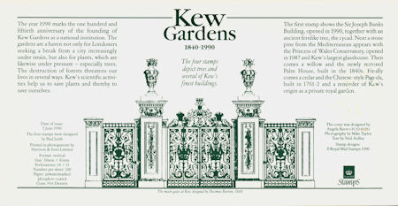 150th Anniversary of Kew Gardens 1990