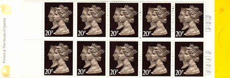 GB Booklets from Collect GB Stamps