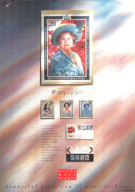 90th Birthday of Queen Elizabeth the Queen Mother (1990)