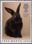 29p, Rabbit from RSPCA (1990)