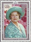 90th Birthday of Queen Elizabeth the Queen Mother 20p Stamp (1990) Queen Elizabeth the Queen Mother