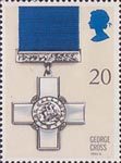 Gallantry 20p Stamp (1990) George Cross