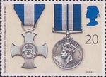 Gallantry 20p Stamp (1990) Distinguished Service Cross and Distinguished Service Medal