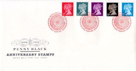 Penny Black Anniversary Stamps 1840 - 1990 (1990)