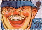 Greetings Booklet Stamps. 'Smiles' 1990