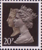 Penny Black Anniversary Stamps 1840 - 1990 20p Stamp (1990) Brownish Black and Cream