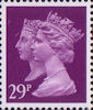 Penny Black Anniversary Stamps 1840 - 1990 29p Stamp (1990) Deep Mauve