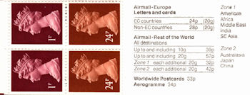 GB Booklets from Collect GB Stamps