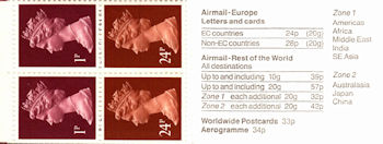 GB Booklets from Collect GB Stamps