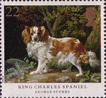Dogs 22p Stamp (1991) 'King Charles Spaniel'