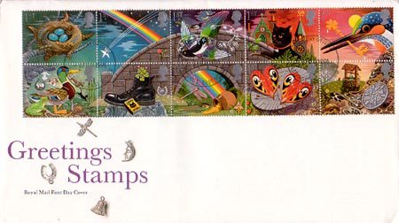 Greetings Booklet Stamps 'Good Luck' 1991